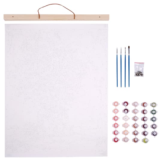 Pink Flowers Paint-by-Number Kit by Artist's Loft™ Necessities™